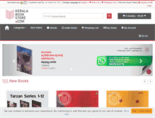 Tablet Screenshot of malayalambookstore.com